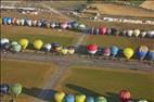 Photos aériennes - Mondial Air Ballons 2019 - Photo réf. E172850 - Grand Est Mondial Air Ballons 2019 : Grande Ligne du lundi 29 Juillet au matin.