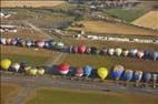 Photos aériennes - Mondial Air Ballons 2019 - Photo réf. E172852 - Grand Est Mondial Air Ballons 2019 : Grande Ligne du lundi 29 Juillet au matin.