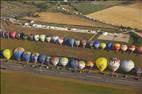 Photos aériennes - Mondial Air Ballons 2019 - Photo réf. E172856 - Grand Est Mondial Air Ballons 2019 : Grande Ligne du lundi 29 Juillet au matin.