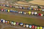 Photos aériennes - Mondial Air Ballons 2019 - Photo réf. E172857 - Grand Est Mondial Air Ballons 2019 : Grande Ligne du lundi 29 Juillet au matin.