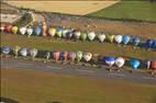 Photos aériennes - Mondial Air Ballons 2019 - Photo réf. E172863 - Grand Est Mondial Air Ballons 2019 : Grande Ligne du lundi 29 Juillet au matin.