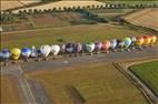 Photos aériennes - Mondial Air Ballons 2019 - Photo réf. E172871 - Grand Est Mondial Air Ballons 2019 : Grande Ligne du lundi 29 Juillet au matin.