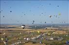 Photos aériennes - Mondial Air Ballons 2019 - Photo réf. E172912 - Grand Est Mondial Air Ballons 2019 : Grande Ligne du lundi 29 Juillet au matin.