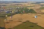 Photos aériennes - Mondial Air Ballons 2019 - Photo réf. E172921 - Grand Est Mondial Air Ballons 2019 : Grande Ligne du lundi 29 Juillet au matin.