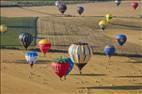 Photos aériennes - Mondial Air Ballons 2019 - Photo réf. E172980 - Grand Est Mondial Air Ballons 2019 : Grande Ligne du lundi 29 Juillet au matin.