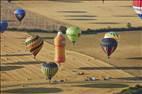 Photos aériennes - Mondial Air Ballons 2019 - Photo réf. E172983 - Grand Est Mondial Air Ballons 2019 : Grande Ligne du lundi 29 Juillet au matin.