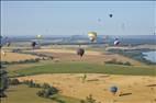 Photos aériennes de Chambley-Bussières (54890) - Grand Est Mondial Air Ballons 2019 | Meurthe-et-Moselle, Lorraine, France - Photo réf. E173020 - Grand Est Mondial Air Ballons 2019 : Grande Ligne du lundi 29 Juillet au matin.