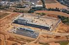 Photos aériennes de "chantier" - Photo réf. E174517 - Etat d'avancement du chantier Amazon de Metz en Août 2021