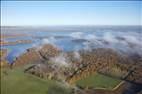 Photos aériennes de "brouillard" - Photo réf. E174744 - La dissipation du brouillard matinal est un spectacle magique vu du ciel