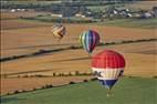 Photos aériennes de "Chambley" - Photo réf. E174888 - Grand Est Mondial Air Ballons 2021 : Grande Ligne du Dimanche 25 Juillet au matin.