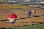 Photos aériennes de "Mondial" - Photo réf. E174889 - Grand Est Mondial Air Ballons 2021 : Grande Ligne du Dimanche 25 Juillet au matin.