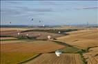 Photos aériennes de "Chambley" - Photo réf. E174916 - Grand Est Mondial Air Ballons 2021 : Grande Ligne du Dimanche 25 Juillet au matin.