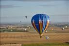 Photos aériennes de "Grande" - Photo réf. E174969 - Grand Est Mondial Air Ballons 2021 : Grande Ligne du Dimanche 25 Juillet au matin.