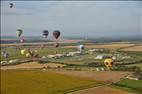 Photos aériennes de "montgolfières" - Photo réf. E175016 - Grand Est Mondial Air Ballons 2021 : Vol du lundi 26 Juillet au matin.