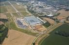 Photos aériennes de "chantier" - Photo réf. E175108 - Etat d'avancement du chantier Amazon de Metz en Juillet 2021