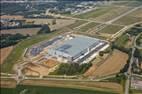 Photos aériennes de "chantier" - Photo réf. E175111 - Etat d'avancement du chantier Amazon de Metz en Juillet 2021